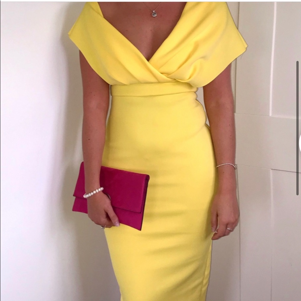 ASOS yellow dress